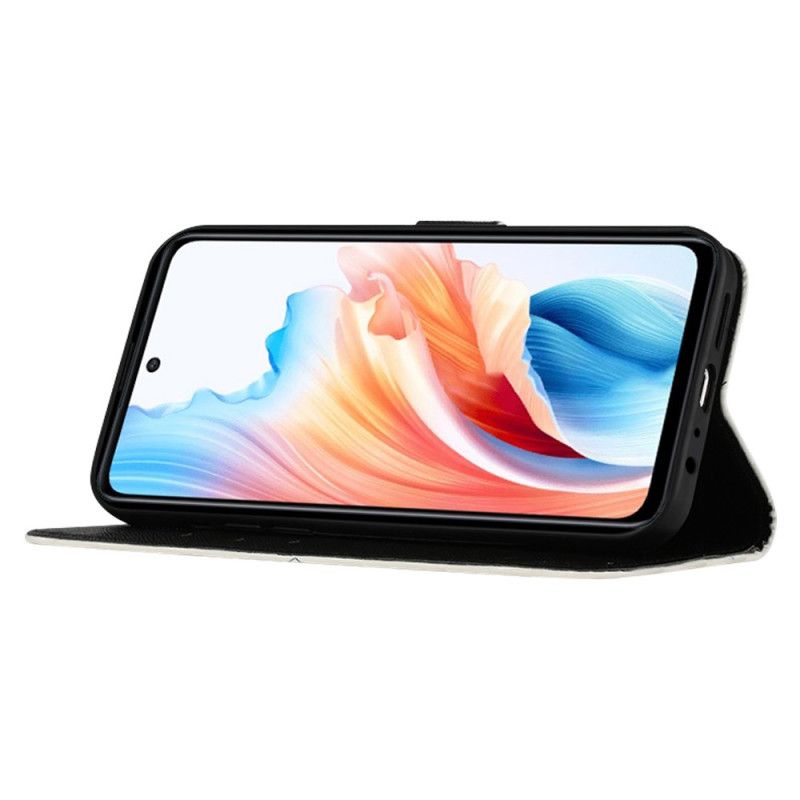 Housse Oppo Reno 11 5G Tête de Mort Fleurie