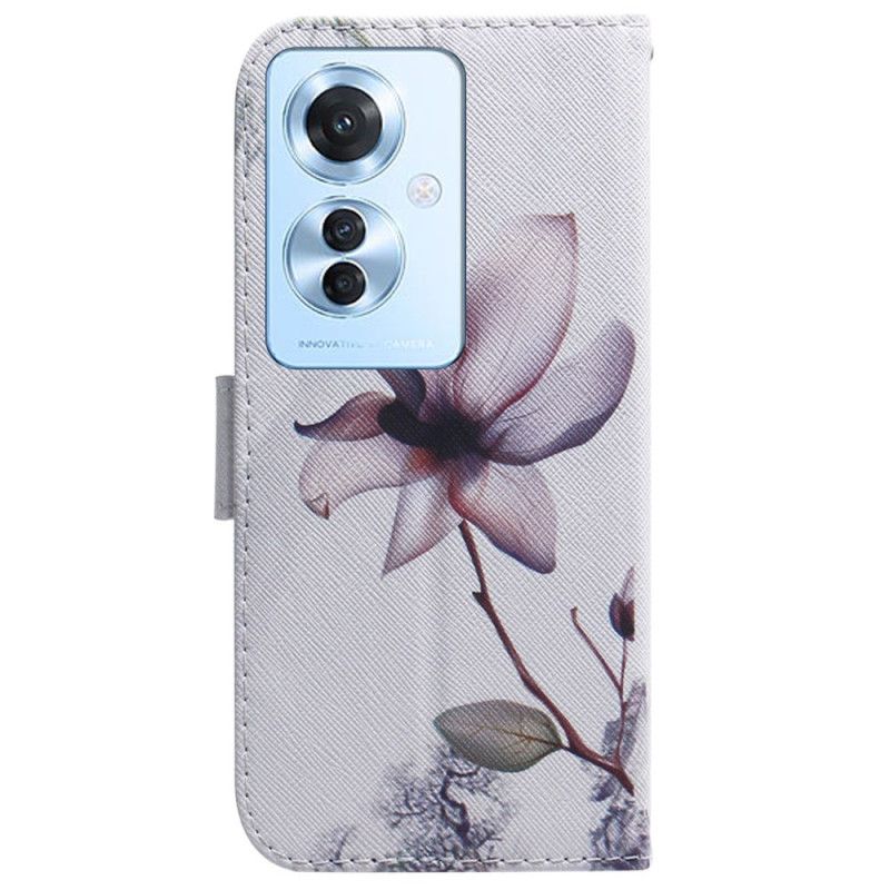 Housse Oppo Reno 11F 5G Fleur