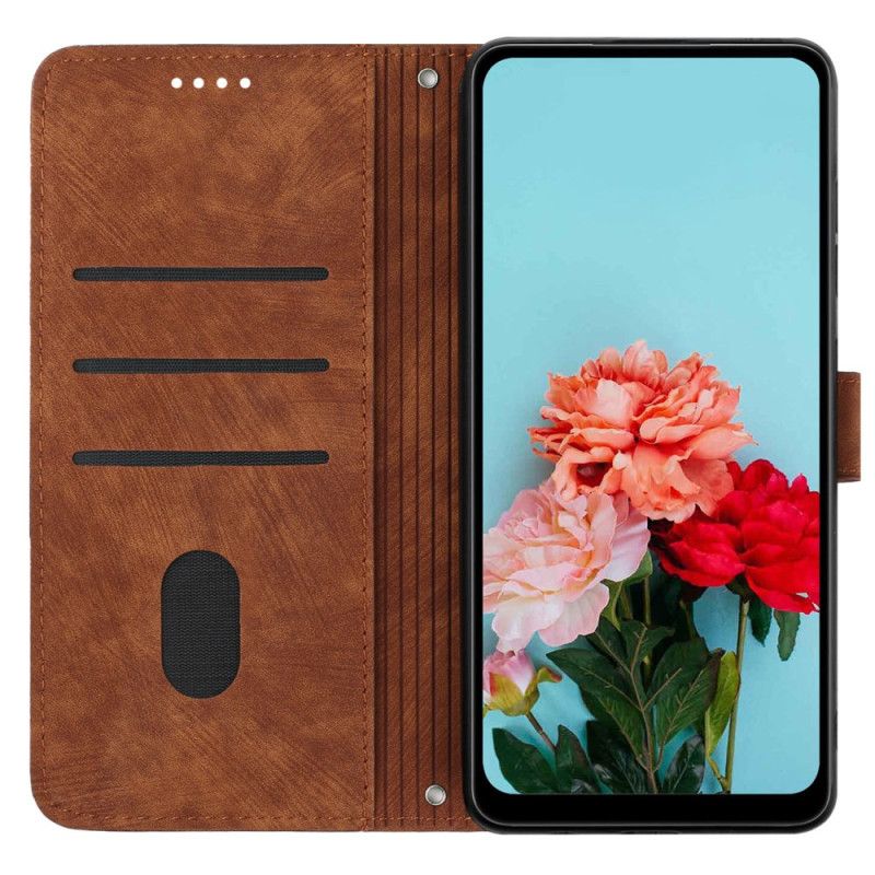 Housse Oppo Reno 12 5G Lignes Estampillées