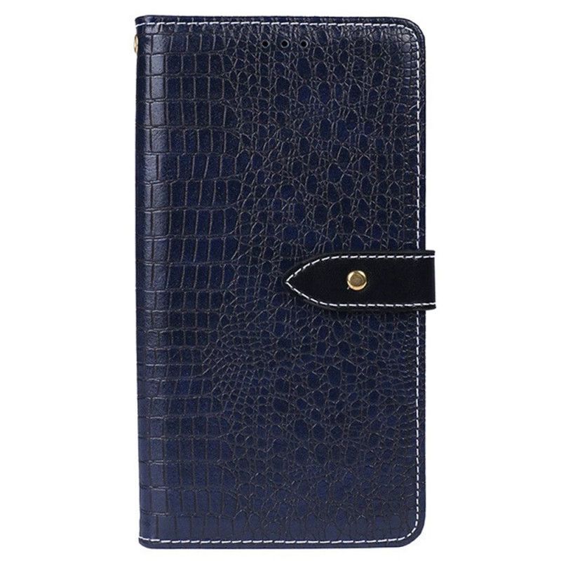 Housse Oppo Reno 12 5G Simili Cuir Style Crocodile IDEWEI