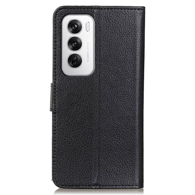 Housse Oppo Reno 12 5G Simili Cuir Traditionnel