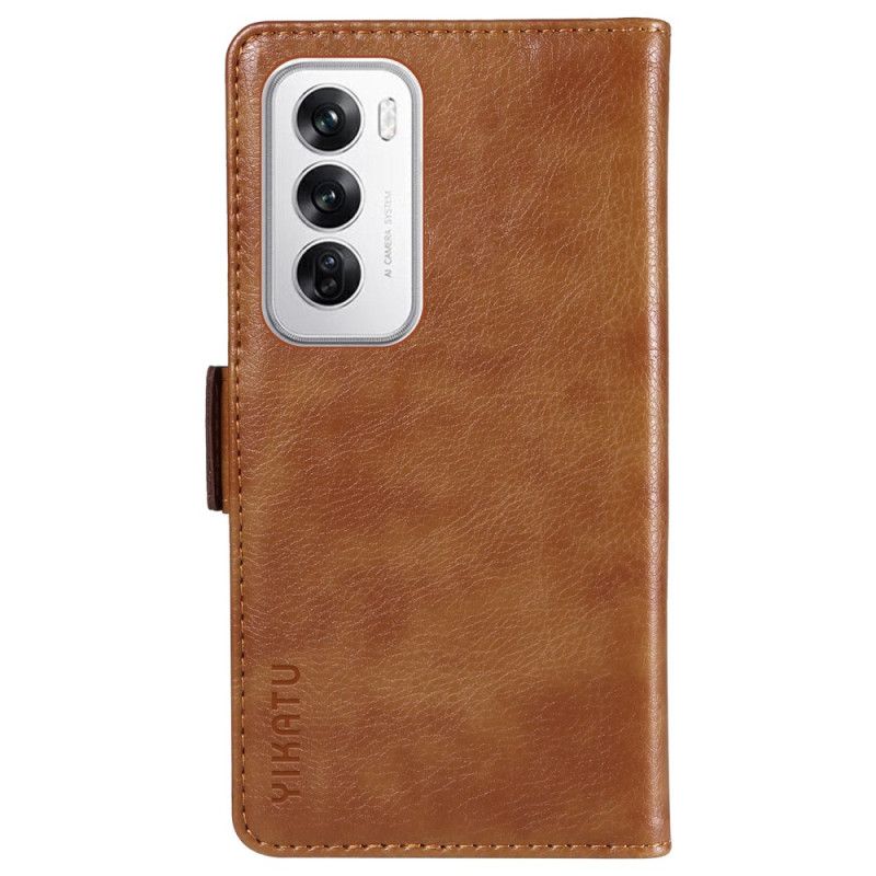 Housse Oppo Reno 12 5G Vintage YIKATU