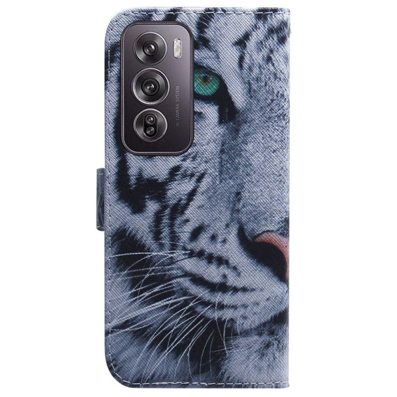 Housse Oppo Reno 12 Pro 5G Tigre Blanc