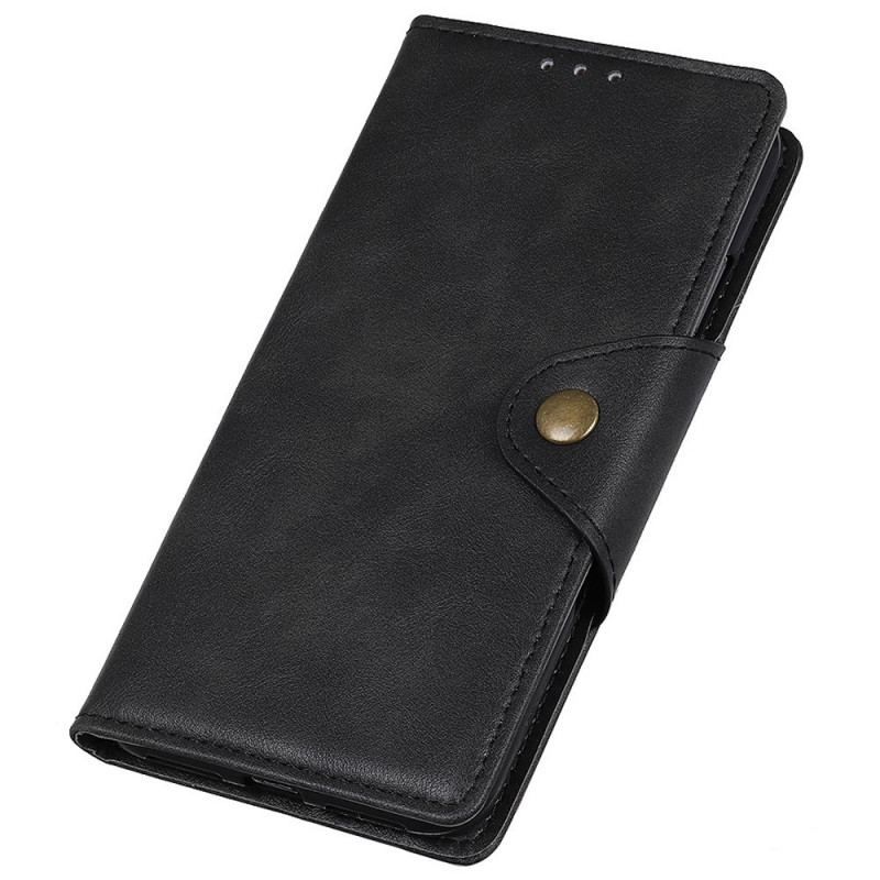 Housse Oppo Reno 7 Simili Cuir Bouton