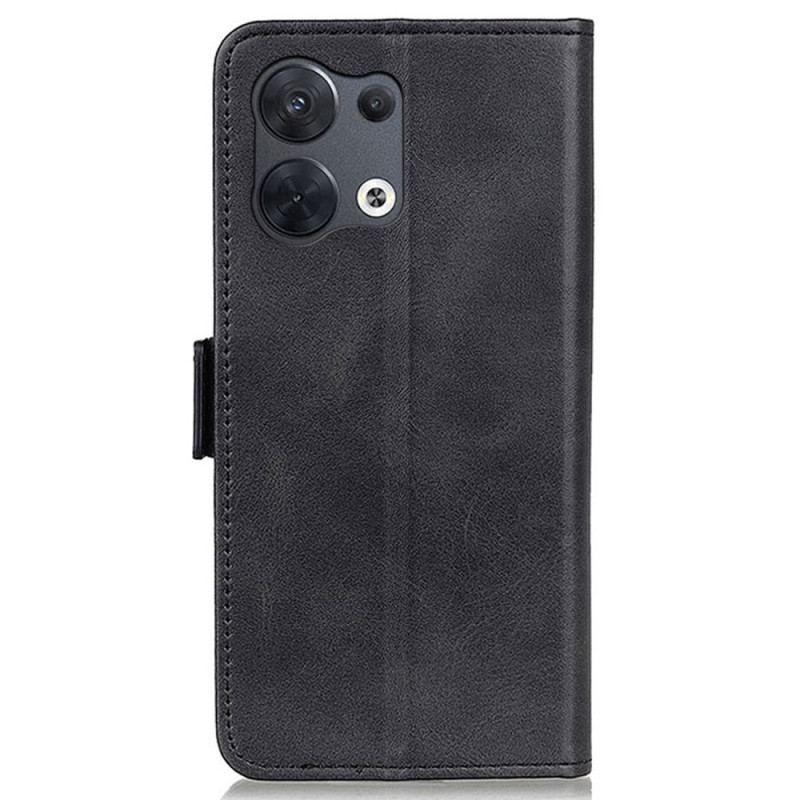 Housse Oppo Reno 8 Double Fermoir