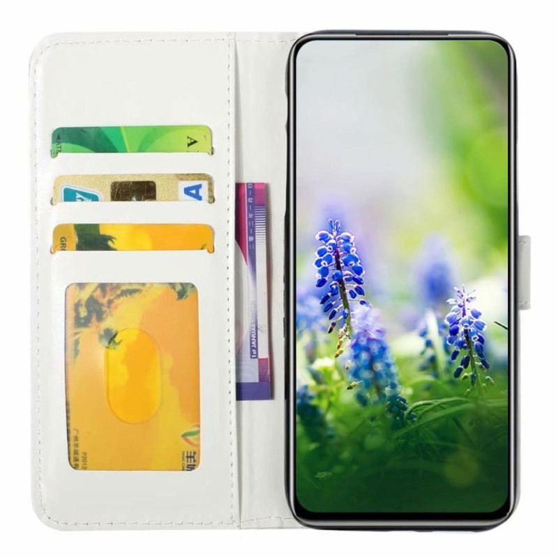 Housse Oppo Reno 8 Lite Chaton à Lanière