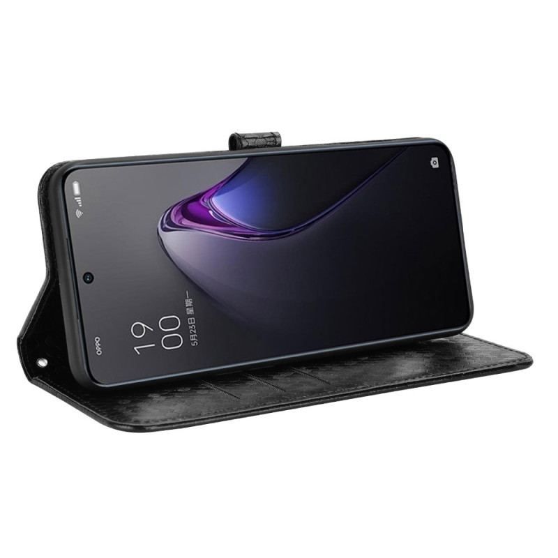 Housse Oppo Reno 8 Pro Design 3D à Lanière