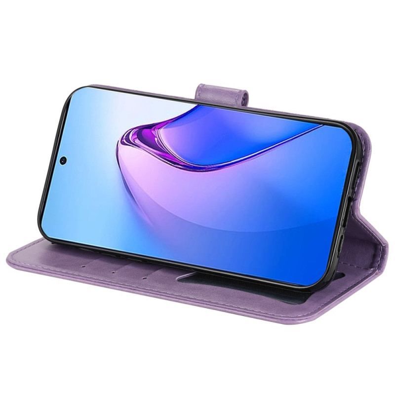 Housse Oppo Reno 8 Pro Florale à Lanière