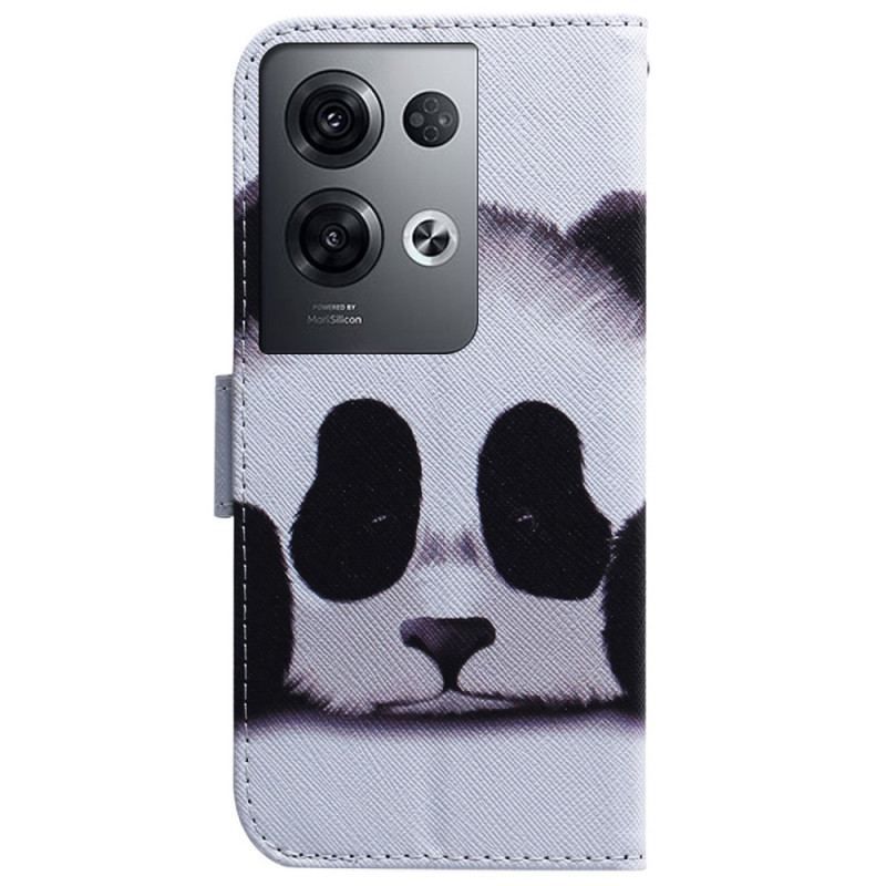 Housse Oppo Reno 8 Pro Peinture Hiboux à Lanière