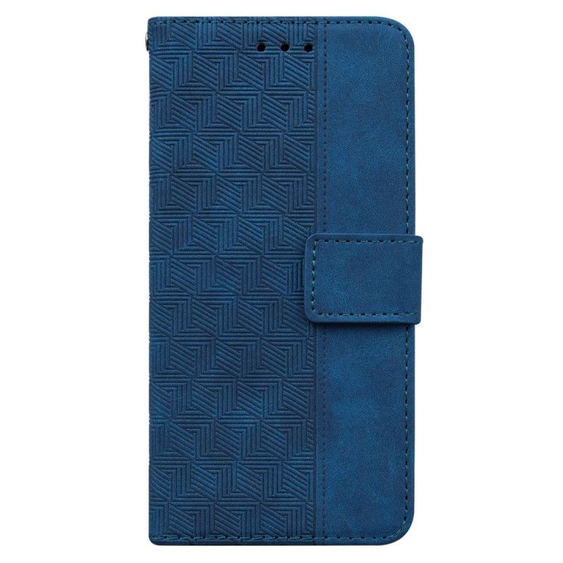 Housse Oppo Reno11 5G Motif Tissé à Lanière