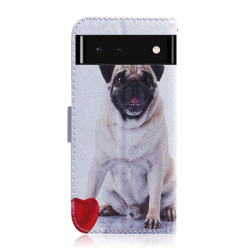 Housse Pour Google Pixel 6 Pug Dog