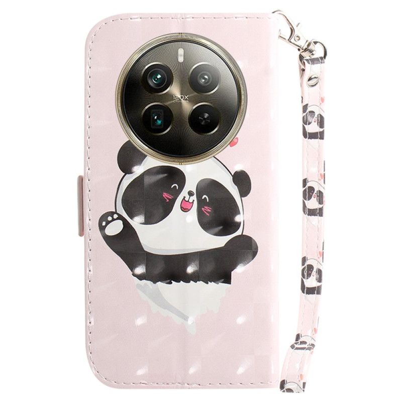 Housse Realme 12 Pro / 12 Pro Panda Love à Lanière