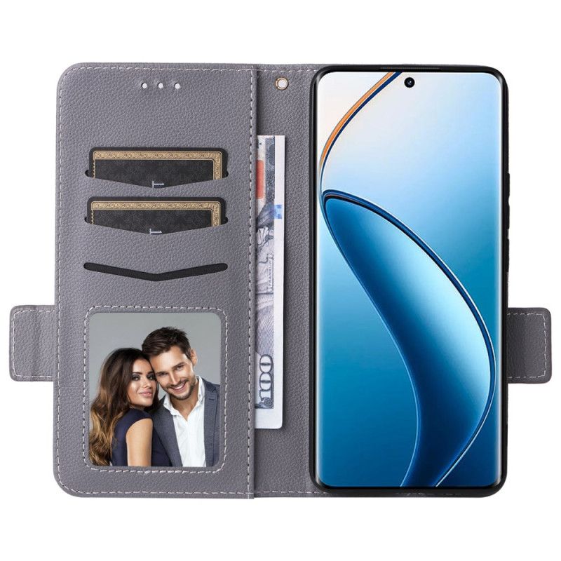 Housse Realme 12 Pro / 12 Pro Plus Double Fermoir à Lanière