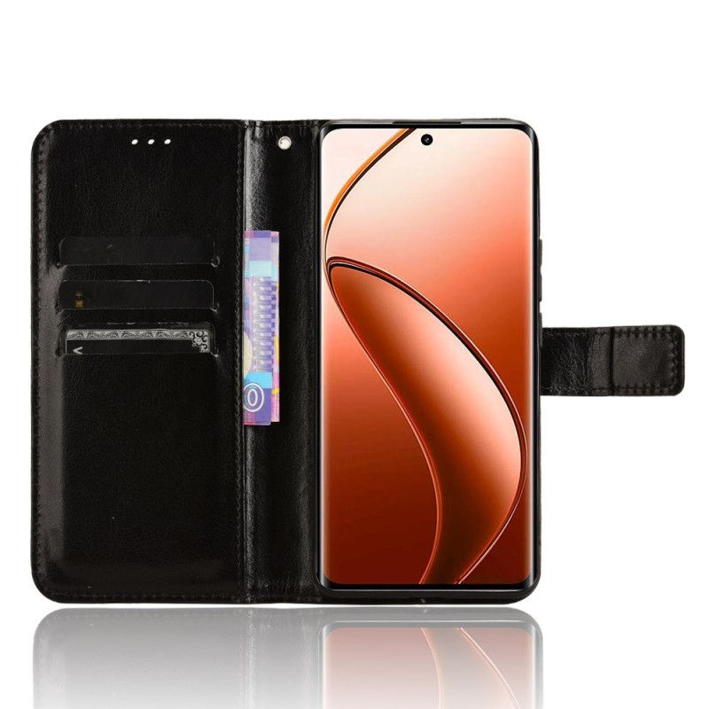 Housse Realme 12 Pro / 12 Pro Plus Simili Cuir Flashy à Lanière