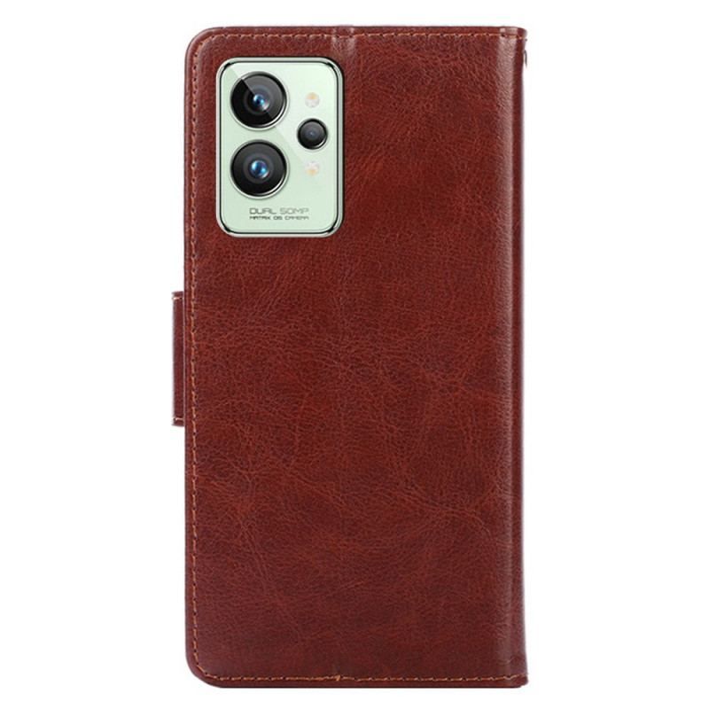 Housse Realme GT2 Pro Simili Cuir Vintage