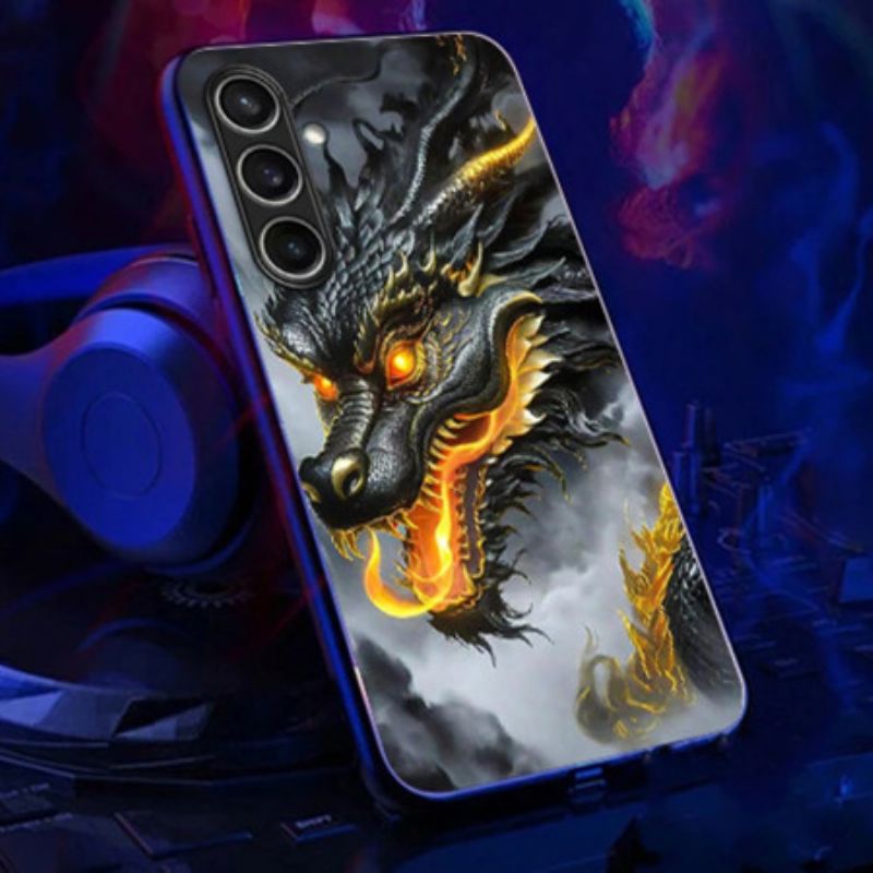 Coque Galaxy A16 4G / 5G Call Flash Series Dragon Noir