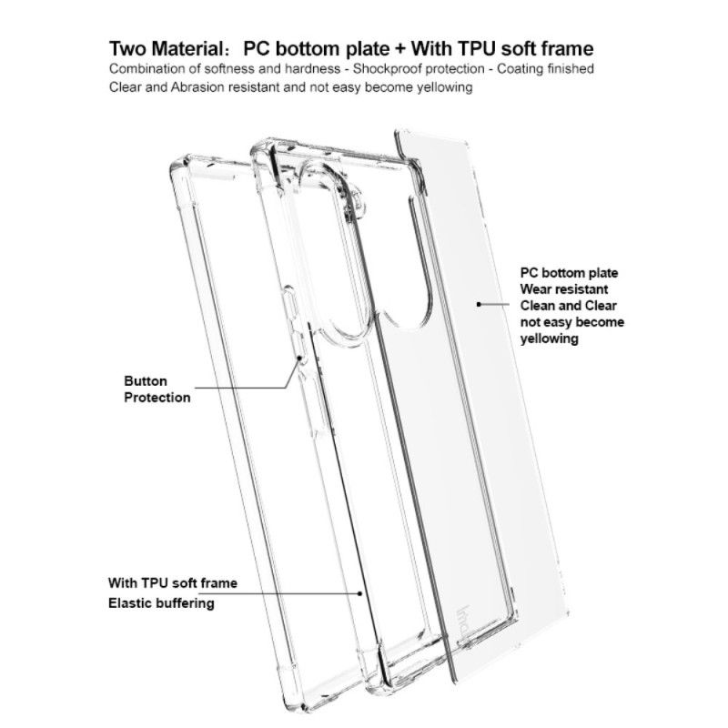 Coque IMAK pour Samsung Galaxy Z Fold 6 Transparente IMAK