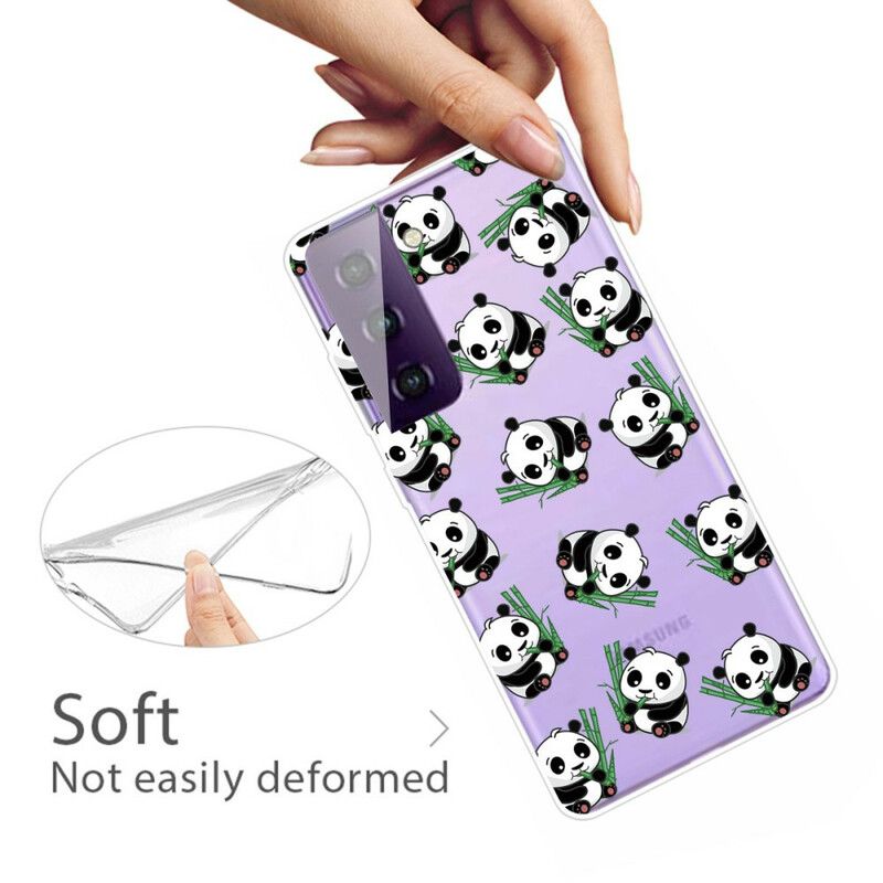 Coque Pour Samsung Galaxy S21 FE Petits Pandas