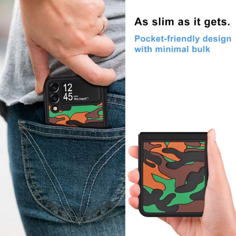 Coque Pour Samsung Galaxy Z Flip 3 5G Camouflage