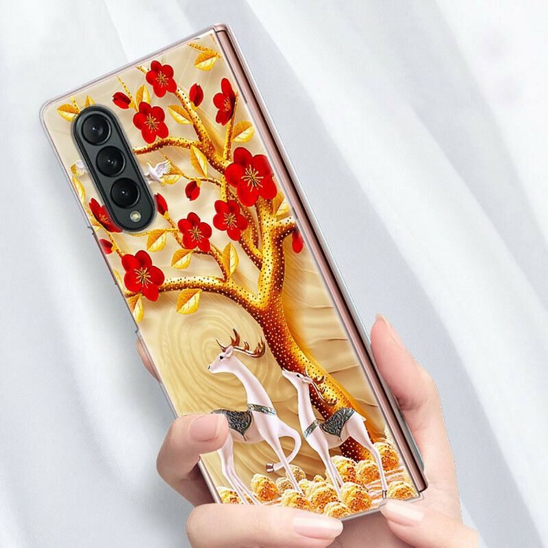 Coque Pour Samsung Galaxy Z Fold 3 5G Nature Artistique