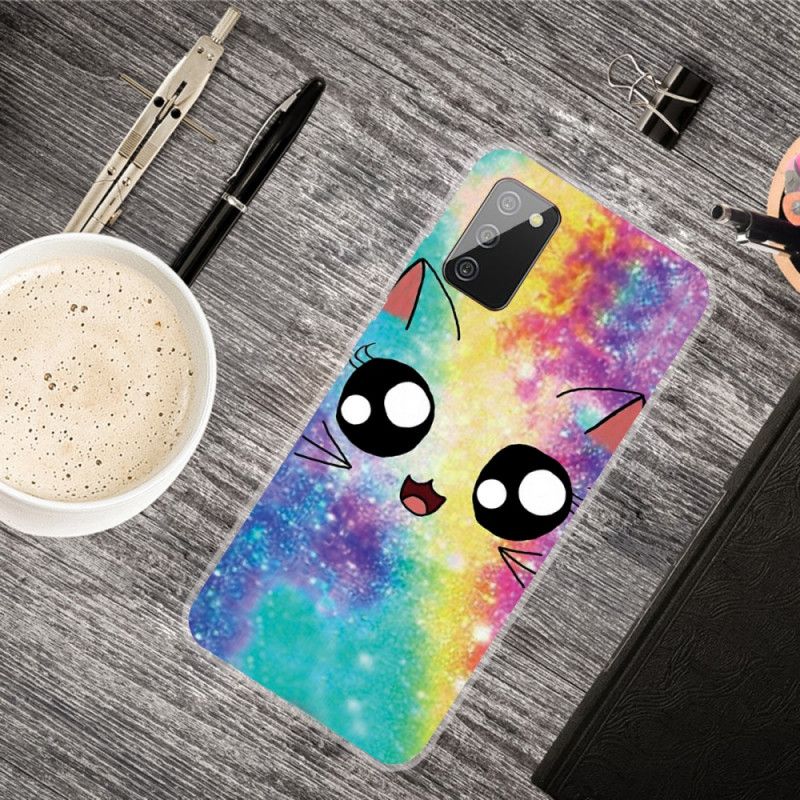 Coque Samsung Galaxy A02s Chat Cartoon