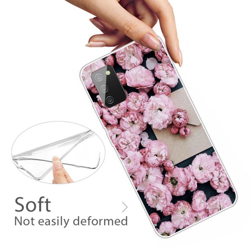 Coque Samsung Galaxy A02s Fleurs Intenses