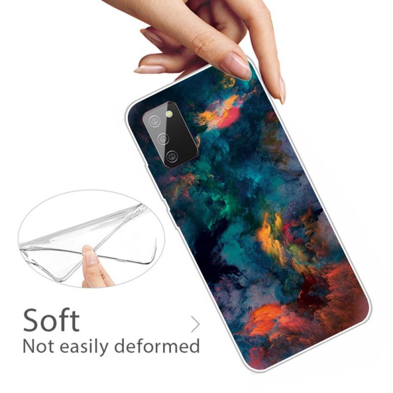 Coque Samsung Galaxy A02s Nuages Colorés