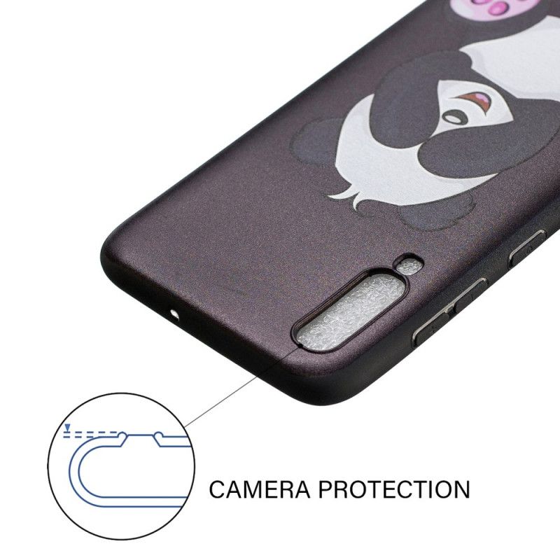 Coque Samsung Galaxy A10 En Relief Bébé Panda