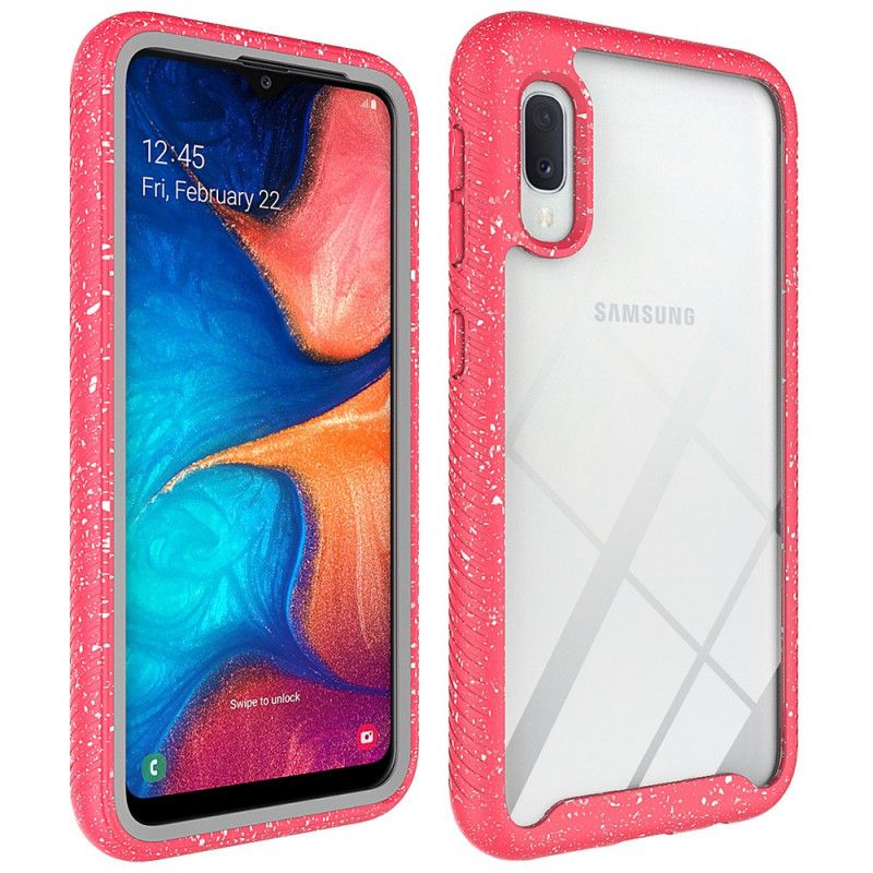 Coque Samsung Galaxy A10e Conception Rebords Paillettes