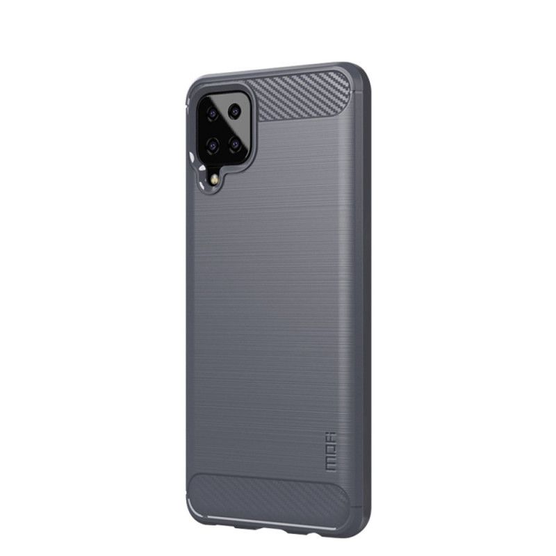 Coque Samsung Galaxy A12 Fibre Carbone Brossée Mofi