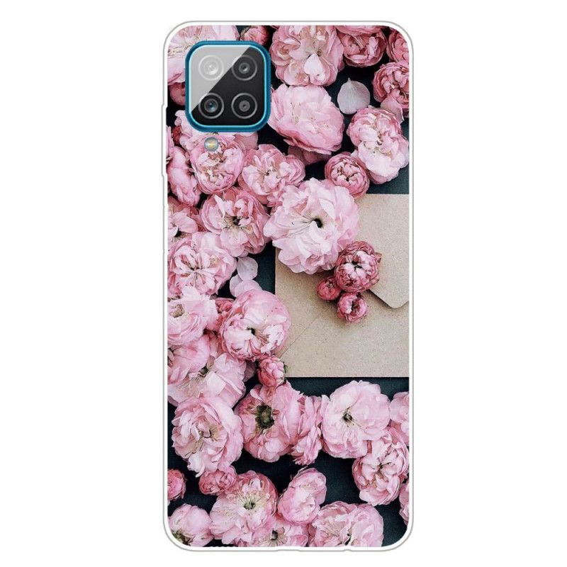 Coque Samsung Galaxy A12 Fleurs Intenses