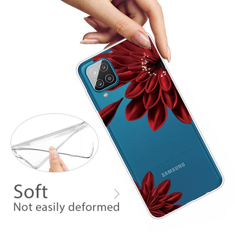 Coque Samsung Galaxy A12 Fleurs Sauvages