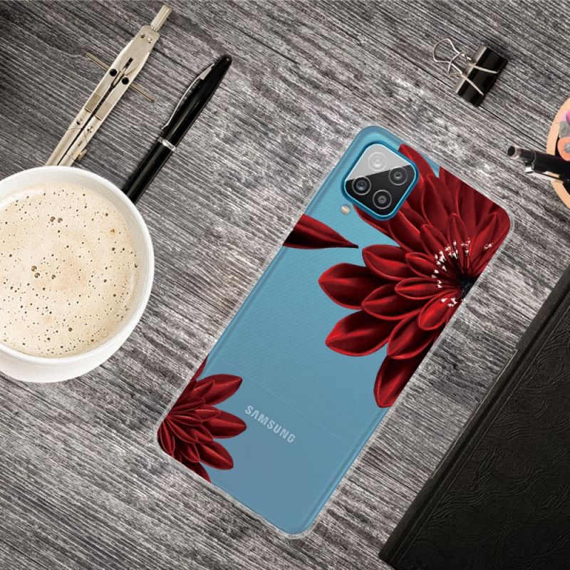 Coque Samsung Galaxy A12 Fleurs Sauvages