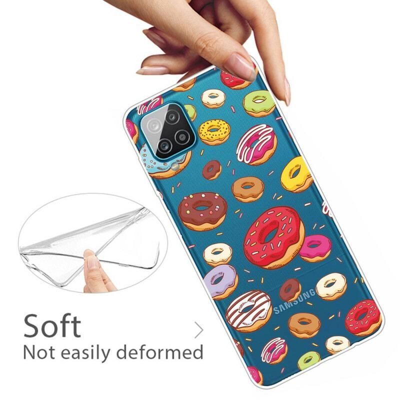 Coque Samsung Galaxy A12 / M12 Love Donuts