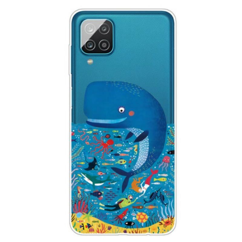 Coque Samsung Galaxy A12 / M12 Monde Marin