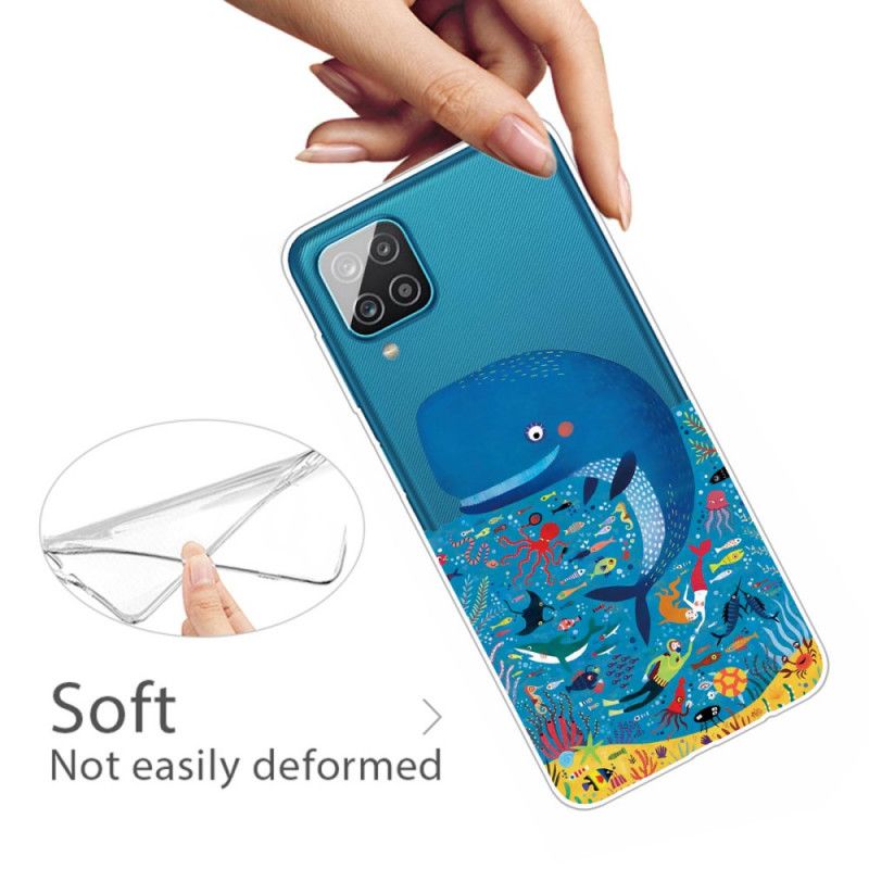 Coque Samsung Galaxy A12 Monde Marin