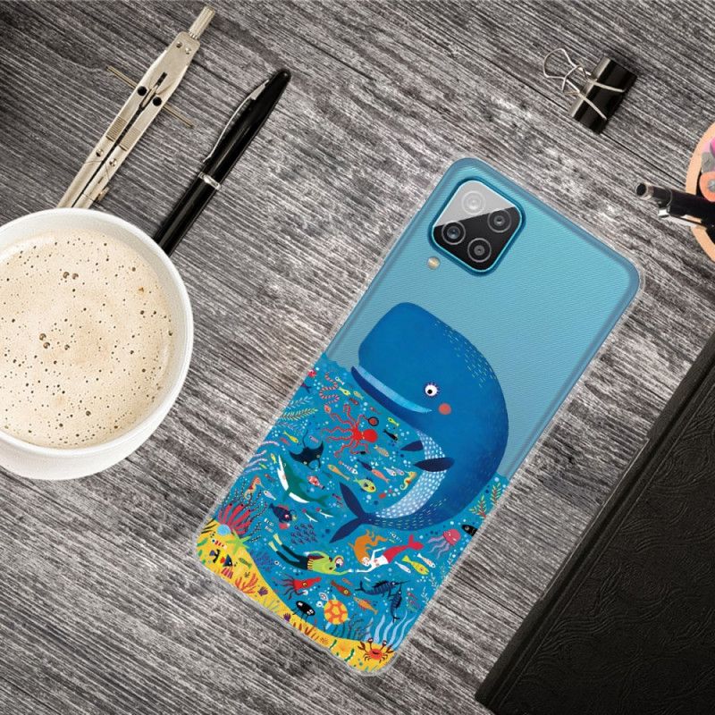 Coque Samsung Galaxy A12 Monde Marin