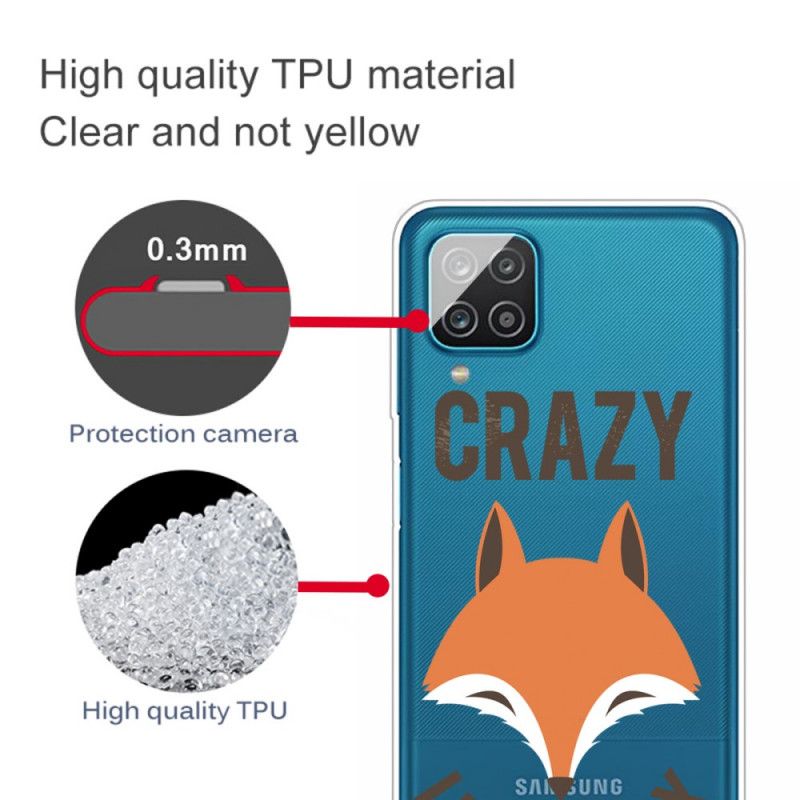 Coque Samsung Galaxy A12 Renard / Crazy Like A Fox