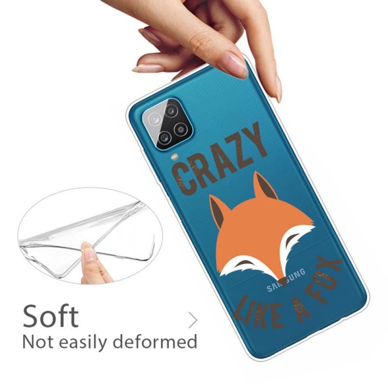 Coque Samsung Galaxy A12 Renard / Crazy Like A Fox