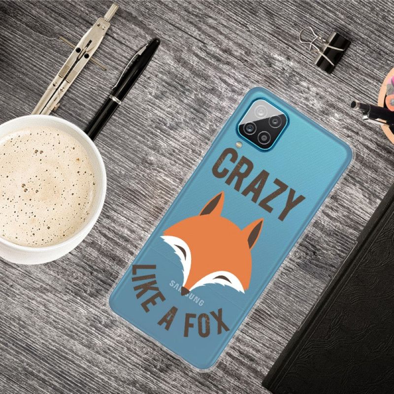 Coque Samsung Galaxy A12 Renard / Crazy Like A Fox