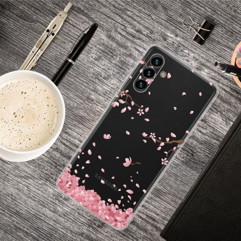 Coque Samsung Galaxy A13 5G / A04s Branches à Fleurs