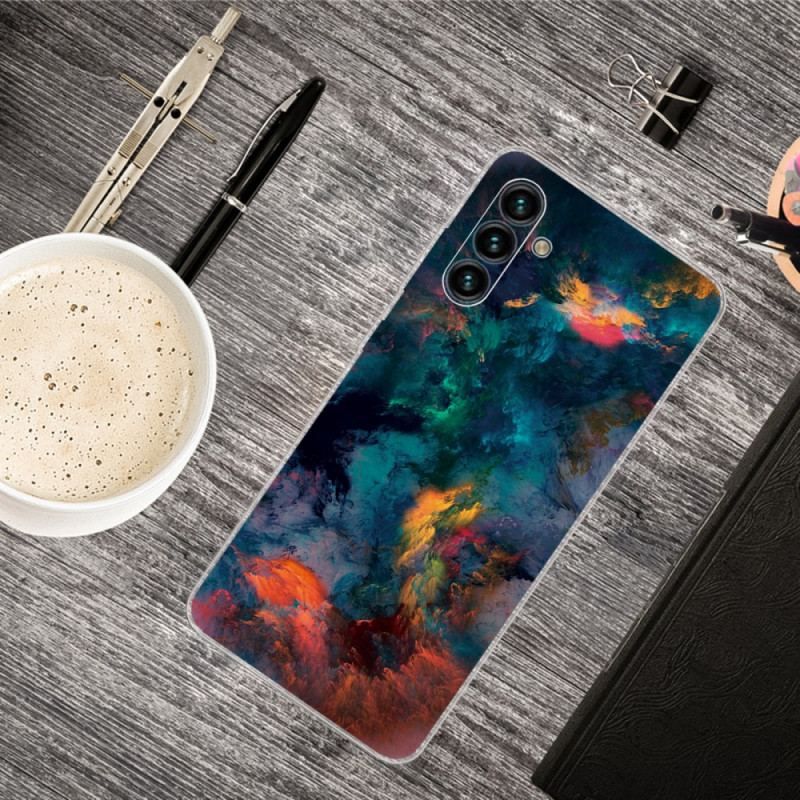 Coque Samsung Galaxy A13 5G / A04s Nuages Colorés