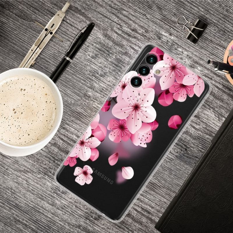 Coque Samsung Galaxy A13 5G / A04s Petites Fleurs Roses