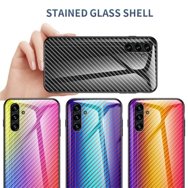 Coque Samsung Galaxy A13 5G / A04s Verre Trempé Fibre Carbone