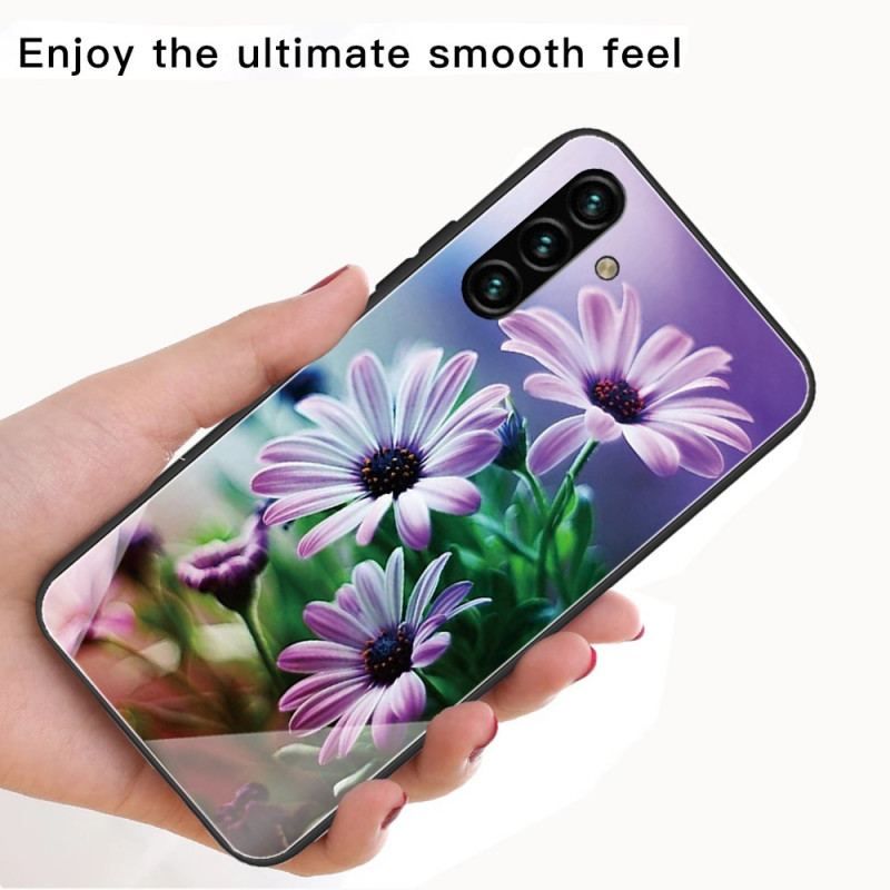 Coque Samsung Galaxy A13 5G / A04s Verre Trempé Fleurs