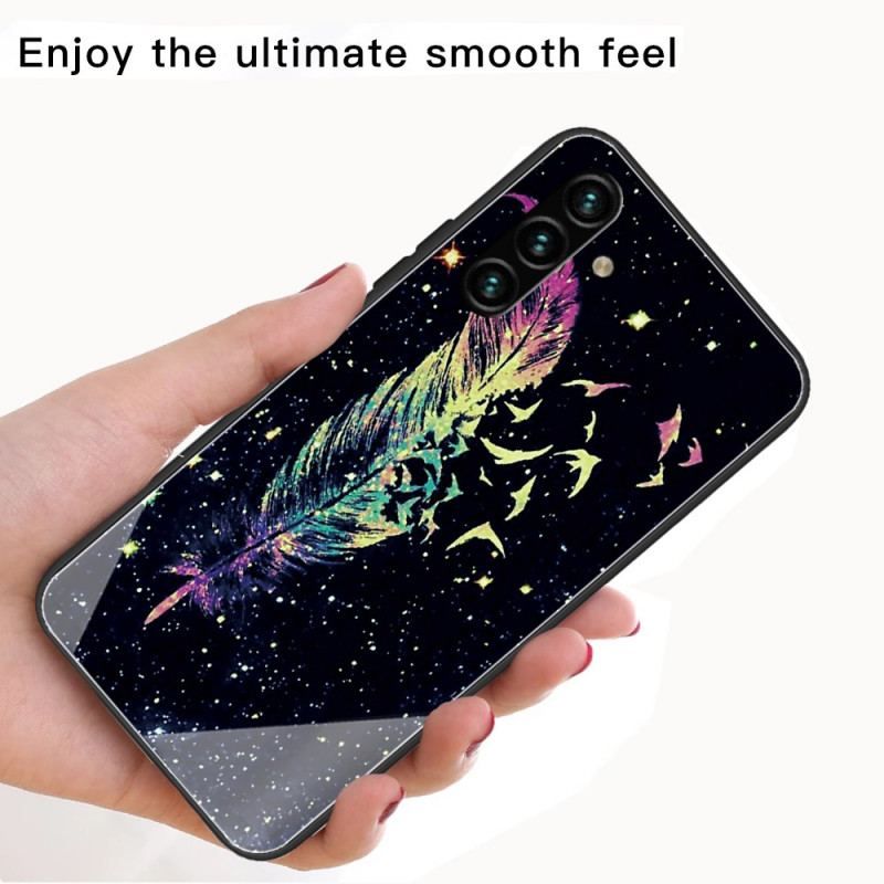 Coque Samsung Galaxy A13 5G / A04s Verre Trempé Plume