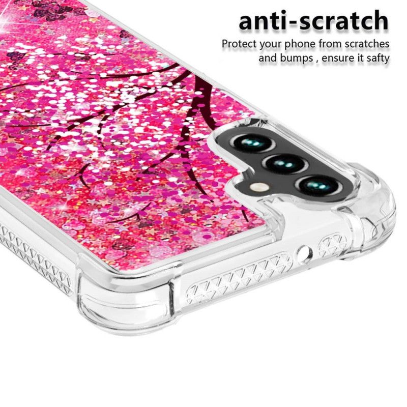 Coque Samsung Galaxy A13 5G Arbre Paillettes