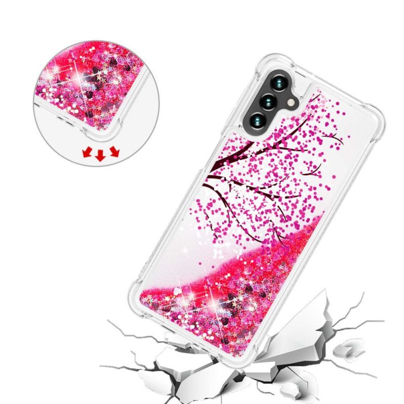 Coque Samsung Galaxy A13 5G Arbre Paillettes