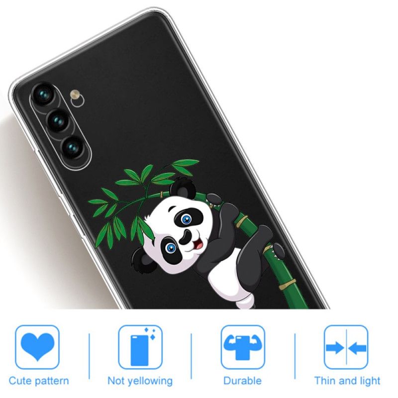 Coque Samsung Galaxy A13 5G Panda Sur Le Bambou