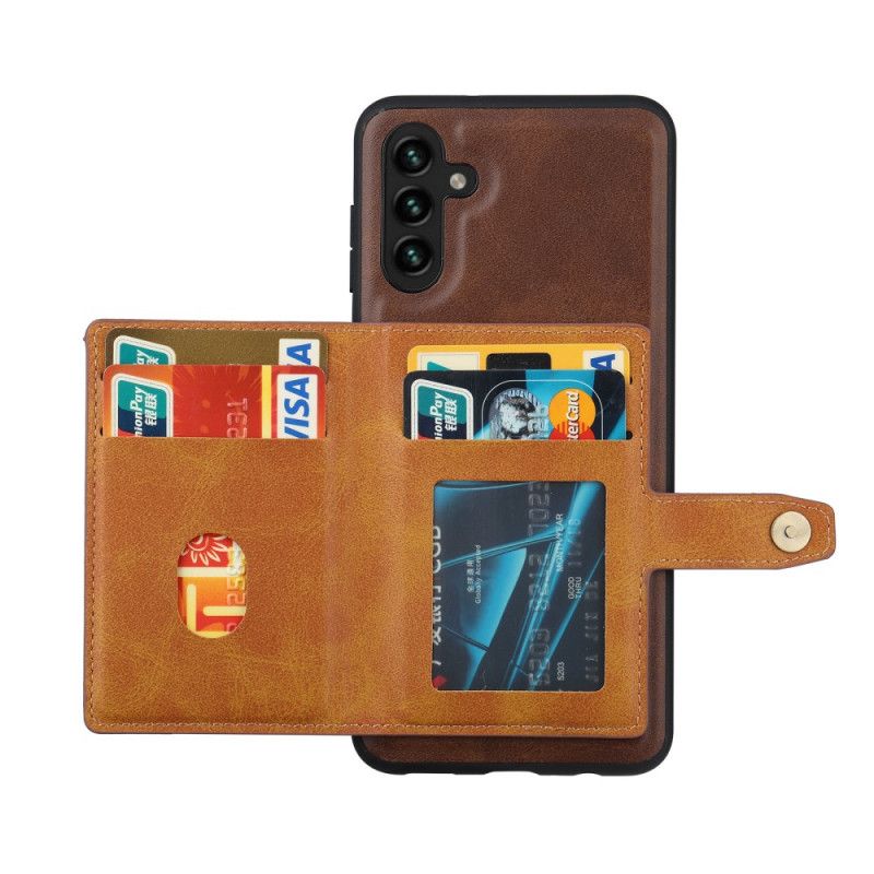 Coque Samsung Galaxy A13 5G Porte Cartes Support Sangle